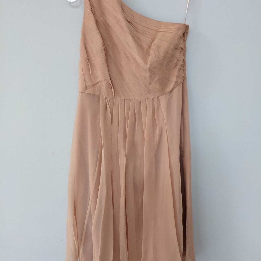 Ann Taylor, Silk One-Shoulder Cocktail Dress